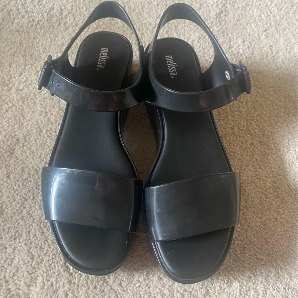 Melissa Women's Classic Black Platform Sandals